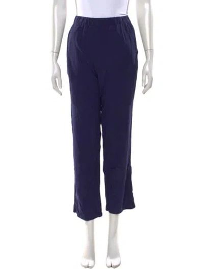 Pre-owned Kule Straight Leg Pants In Blue