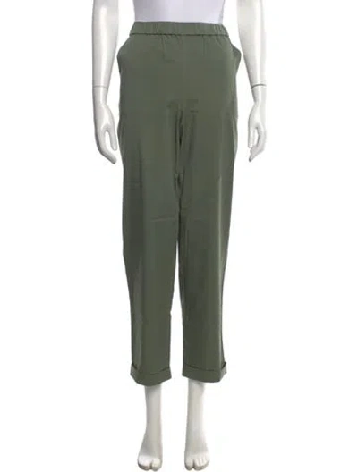 Pre-owned Kule Straight Leg Pants In Green