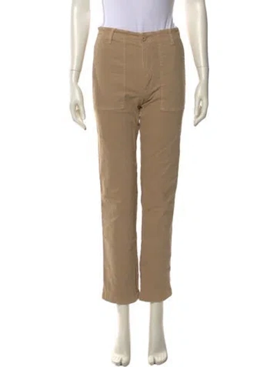 Pre-owned Kule Straight Leg Pants In Neutral