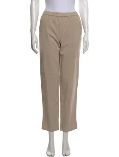 Pre-owned Kule Straight Leg Pants In Neutral