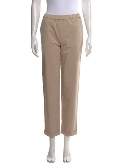 Pre-owned Kule Straight Leg Pants In Neutral