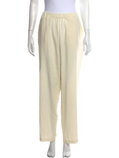 Pre-owned Kule Straight Leg Pants In Neutrals