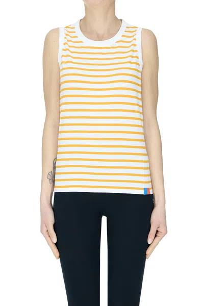 Kule Striped Cotton Tank Top In Multi