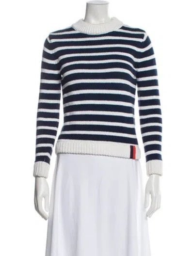 Pre-owned Kule Striped Crew Neck Sweater In Multi