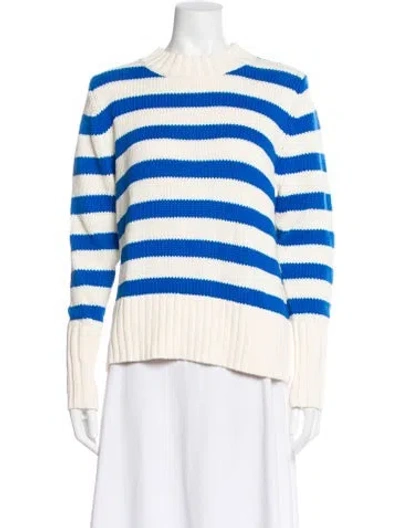 Pre-owned Kule Striped Crew Neck Sweater In Neutral