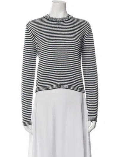 Pre-owned Kule Striped Crew Neck Sweater W/ Tags In Multicolor
