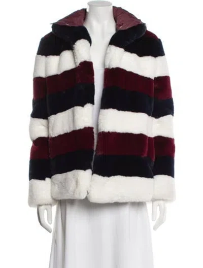 Pre-owned Kule Striped Down Jacket In Multi
