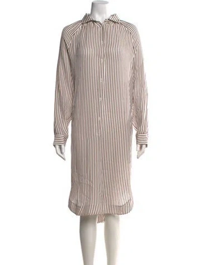 Pre-owned Kule Striped Knee-length Dress In Multi