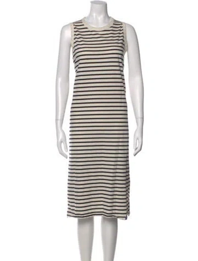 Pre-owned Kule Striped Midi Length Dress
