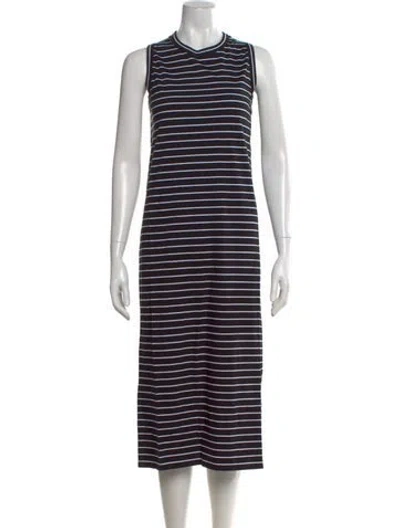 Pre-owned Kule Striped Midi Length Dress In Multi
