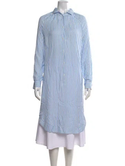 Pre-owned Kule Striped Midi Length Dress In Multi
