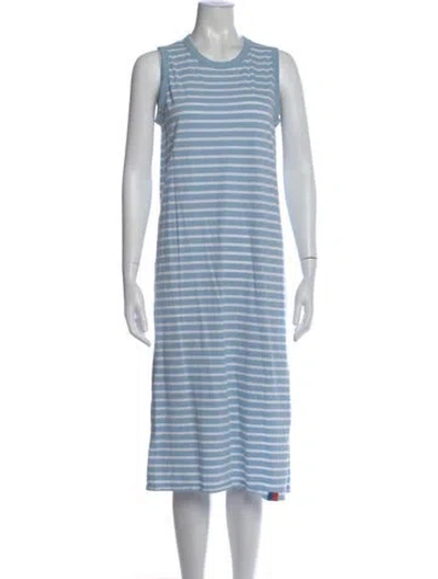 Pre-owned Kule Striped Midi Length Dress In Multi