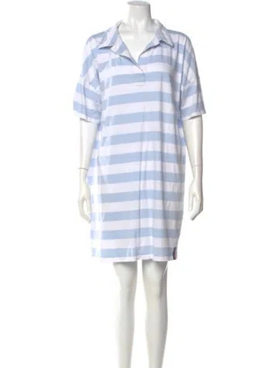 Pre-owned Kule Striped Mini Dress In Multi