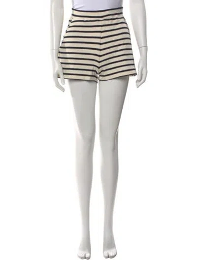 Pre-owned Kule Striped Mini Shorts