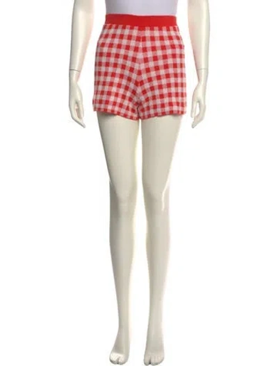 Pre-owned Kule Striped Mini Shorts In Multi