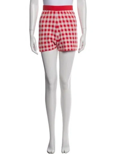 Pre-owned Kule Striped Mini Shorts In Multi