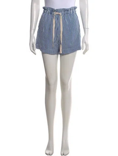 Pre-owned Kule Striped Mini Shorts In Multi