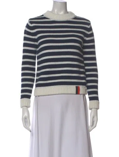 Pre-owned Kule Striped Mock Neck Sweater In Multi