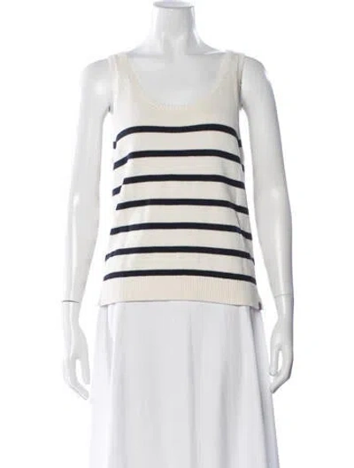 Pre-owned Kule Striped Scoop Neck Top W/ Tags