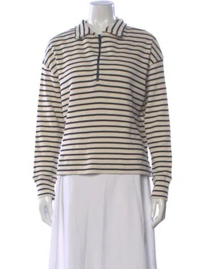Pre-owned Kule Striped Sweater In Neutral