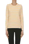 Kule Striped T-shirt In Orange