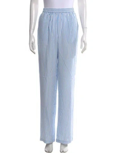 Pre-owned Kule Striped Wide Leg Pants In Multi