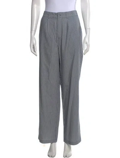 Pre-owned Kule Striped Wide Leg Pants In Multi
