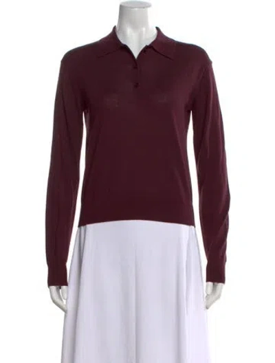 Pre-owned Kule Sweater In Burgundy