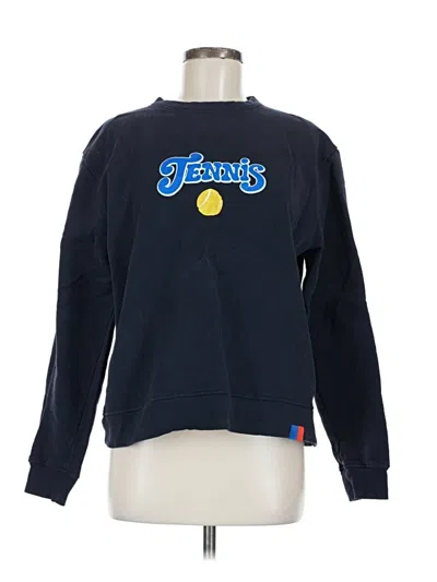 Pre-owned Kule Sweatshirt In Blue