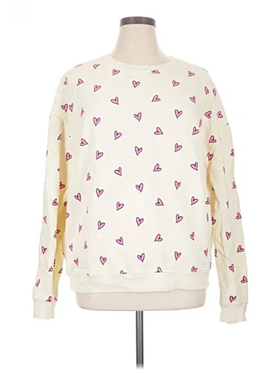 Pre-owned Kule Sweatshirt In Ivory