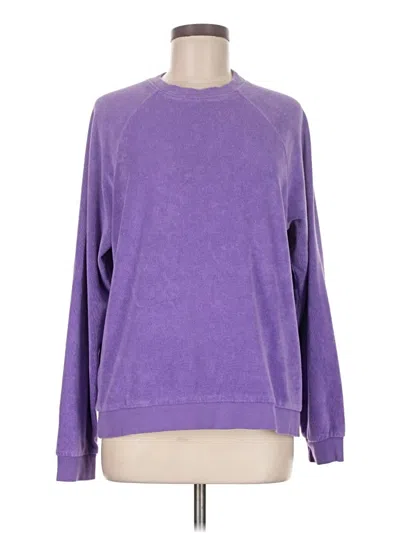 Pre-owned Kule Sweatshirt In Purple