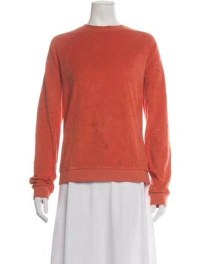 Pre-owned Kule Terry Cloth Lounge Set In Orange