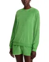 Kule The Terry Franny Sweatshirt Avocado In Avocado