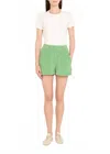 Kule Terry Venus Knit Short In Avocado In Green