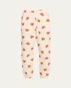 Kule The All Over Heart Sweatpants In Creamred