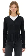 Kule The Bee Cardigan Black In Black