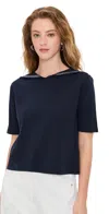 Kule The Fisher Sailor Tee Navy/white In Navy/white