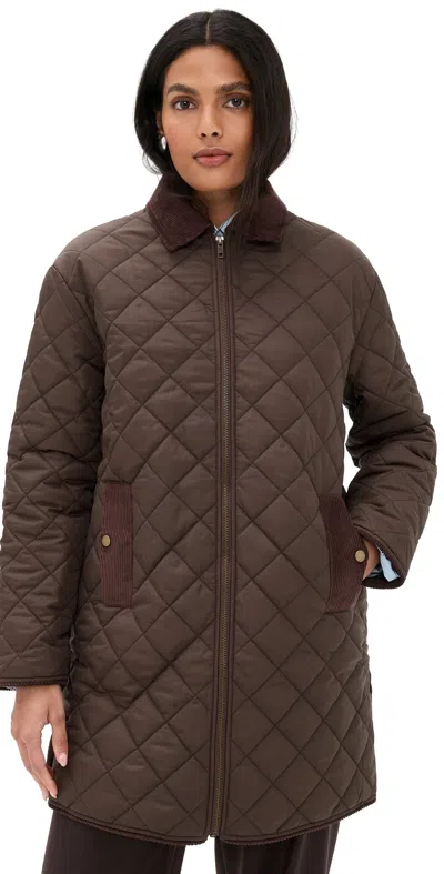 Kule The Ginnie Jacket Coffee In Brown