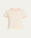 Kule The Kara Pointelle-knit T-shirt