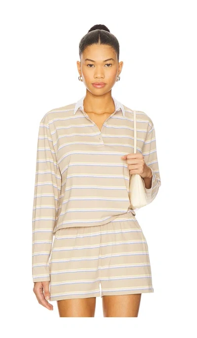 Kule The Lexie Polo Top In Multi