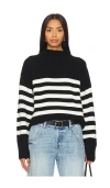 Kule The Lucca Sweater In 黑色&奶油色