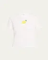 Kule The Modern Lemon Short-sleeve T-shirt In White