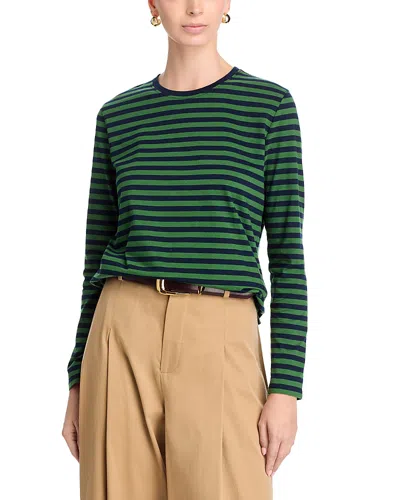 Kule The Modern Long Sleeve Tee In Green