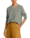 Kule The Modern Long Sleeve Tee In Seafoam/army