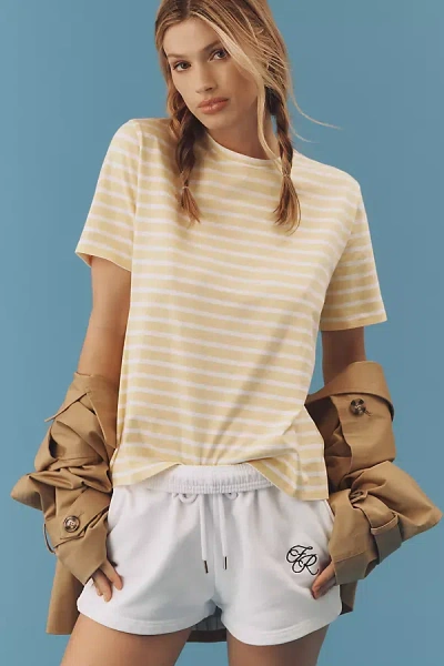 Kule The Modern Short-sleeve Tee In Yellow