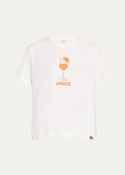 Kule The Modern Spritz Graphic Print Short-sleeve T-shirt In White