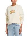 Kule The Oversized Butter Sweatshirt In Cream