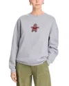 Kule The Oversized Gingerbread Sweatshirt In Gray