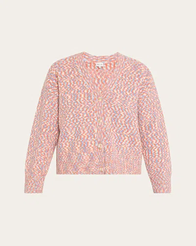 Kule The Raffa Poppy Marl Cardigan In Multi