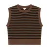 Kule The Sam Vest In Walnut,black